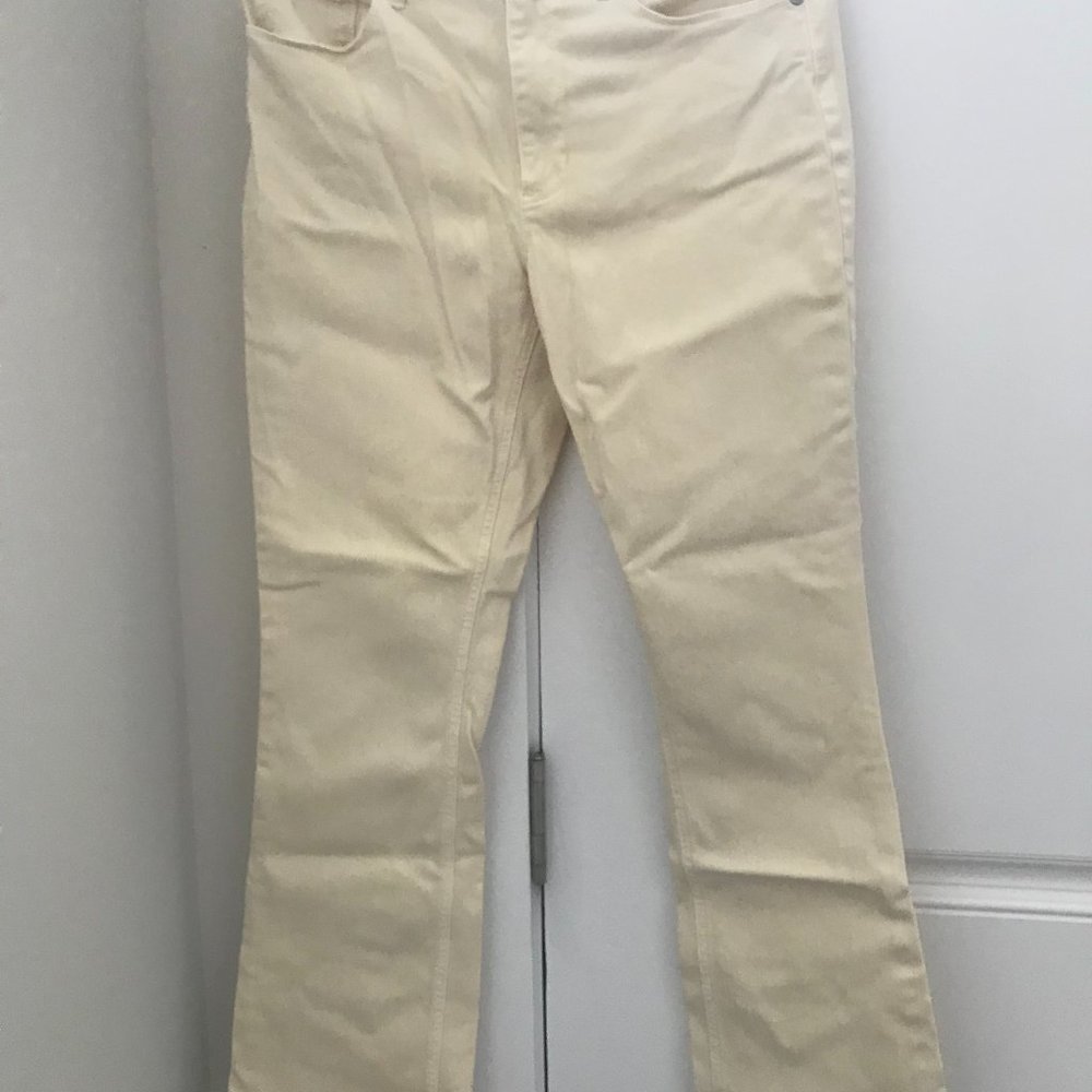 Pale yellow jeans from J Jill